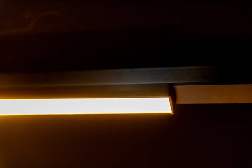 Lucide Premium LINIAL GLYXX Railspot - 1-fase Railsysteem/ Smart Railverlichting - Smart - 48V Track - 1xLED - Champagne - sfeer 4